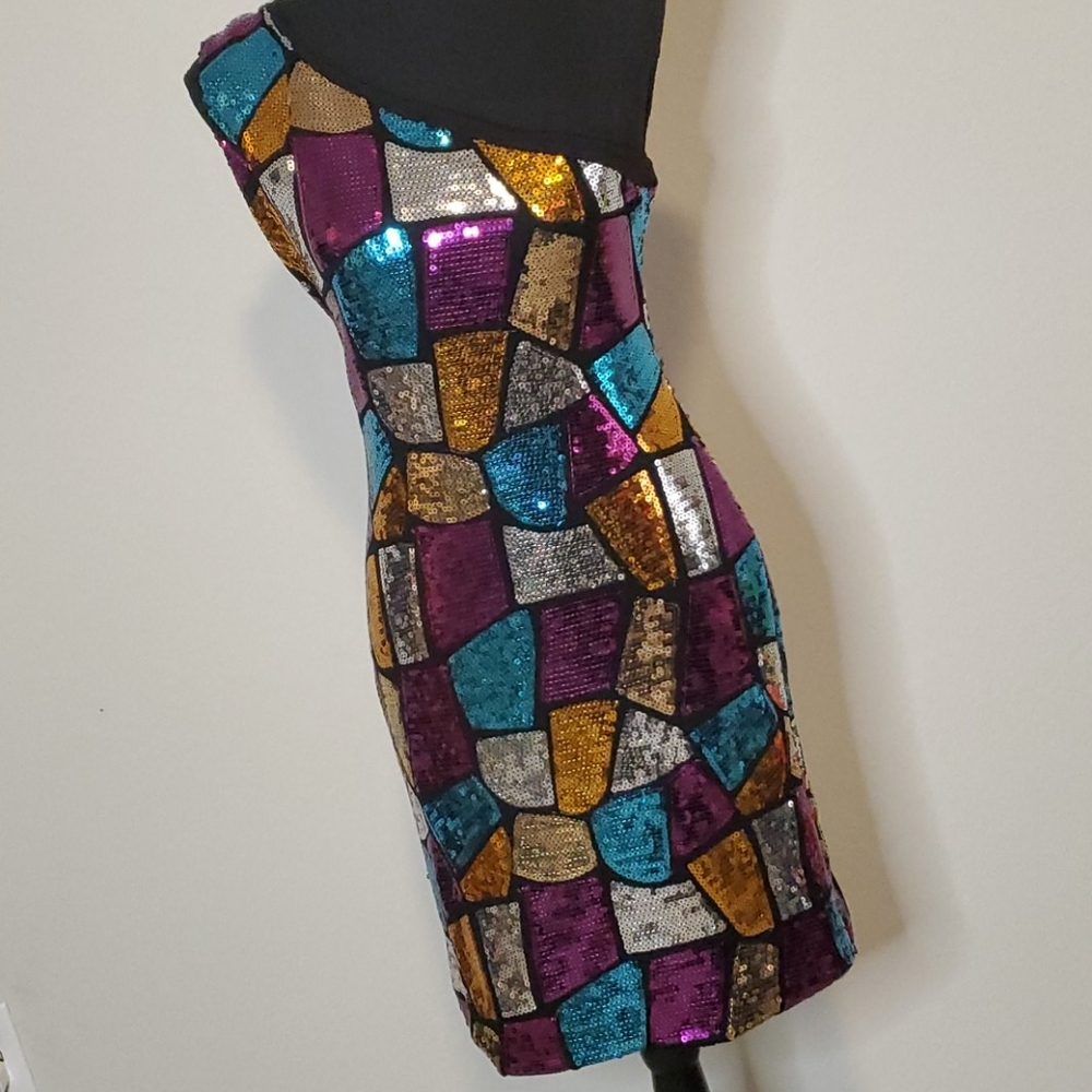 Kami Shade' Sequin Club Dress SPARKLES!!